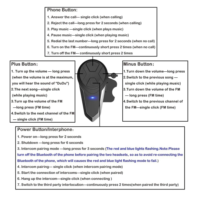 Мотоциклетный шлем Bluetooth гарнитура 1000 м переговорные системы связи лыжные мото