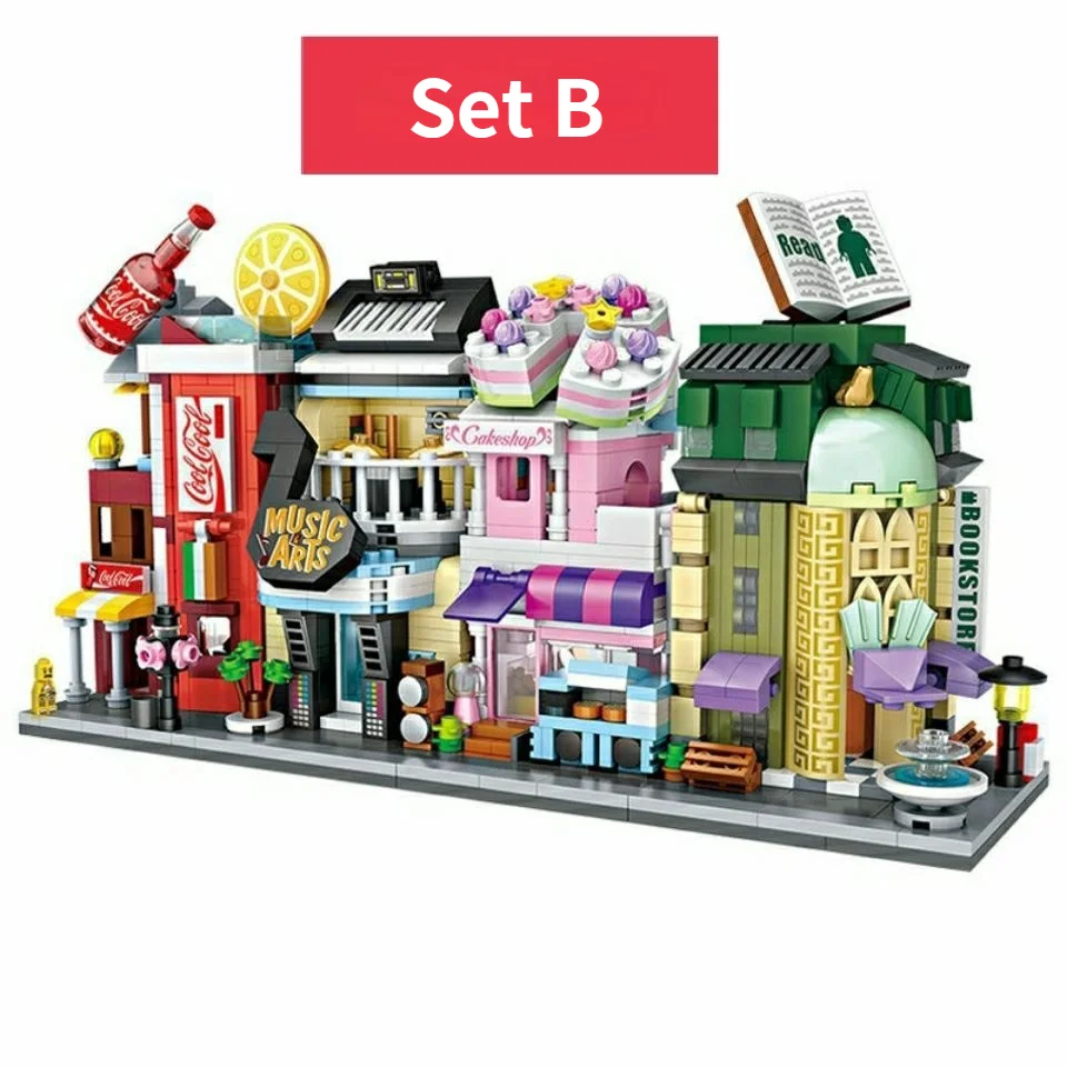 

3D модель пазла, мелкие конструкторы, мини-город, улица, пазл, вставка и сборка, игрушка, уличный вид, набор