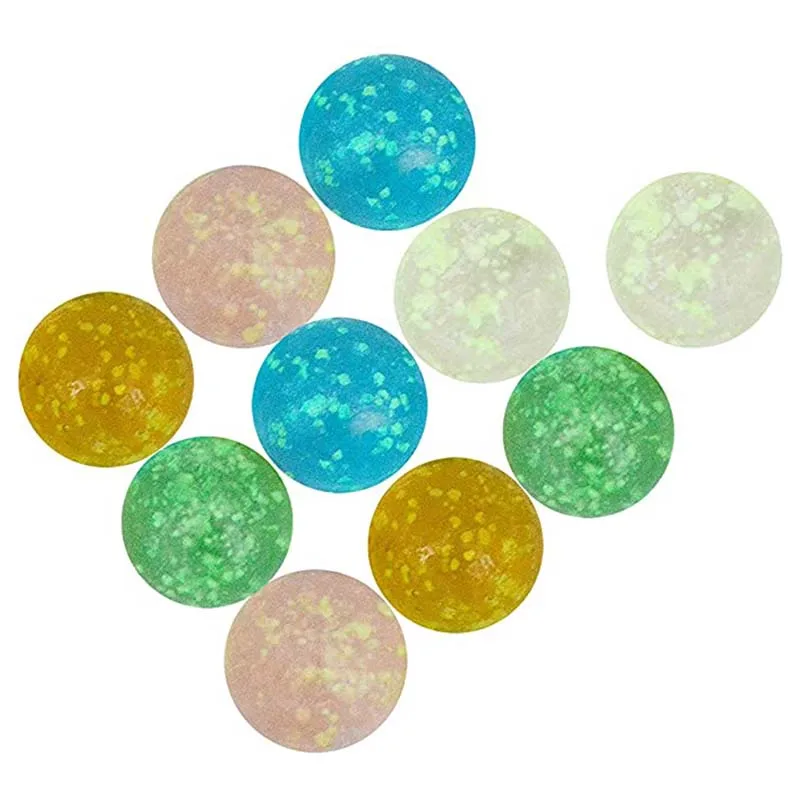 

10pcs Of Luminous Glass Ball 20mm Cream Console Game Pinball Machine Cattle Small Marbles Pat Toys Parent-child Machine Beads