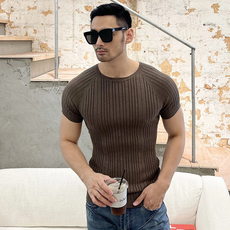 2021 Весна и лето новый продукт реглан рукав круглый вырез эластичная футболка с