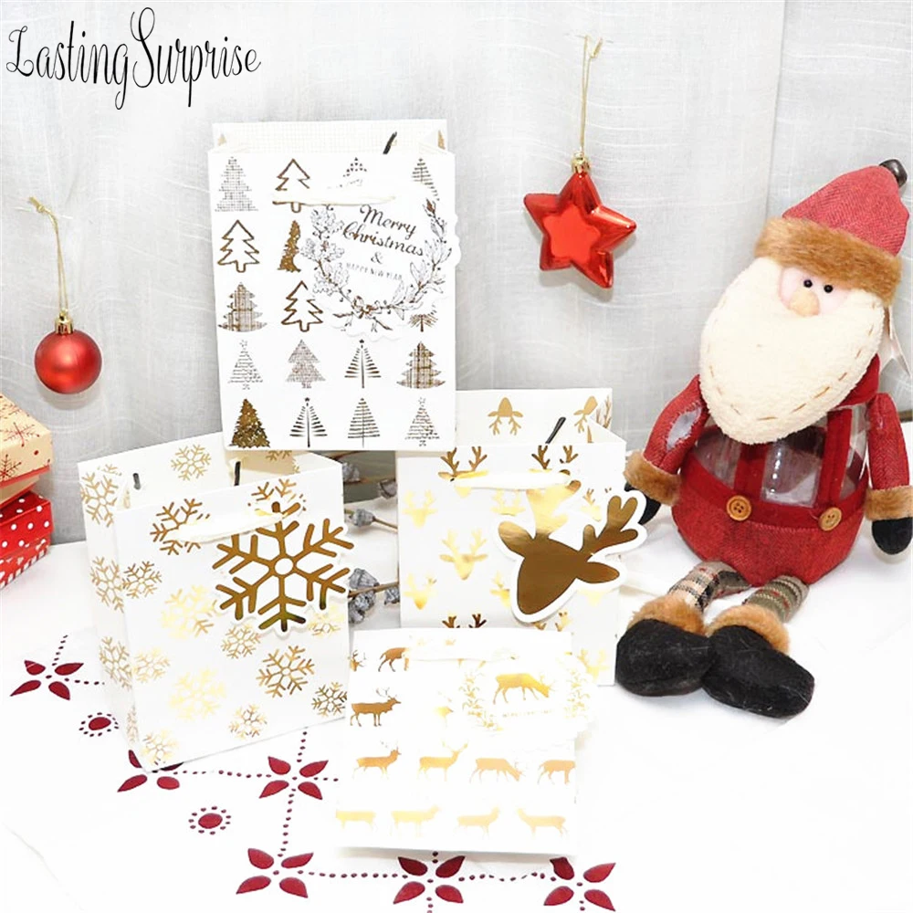 Оригинальные рождественские пакеты для упаковки подарков Упаковочная Сумка Goodie