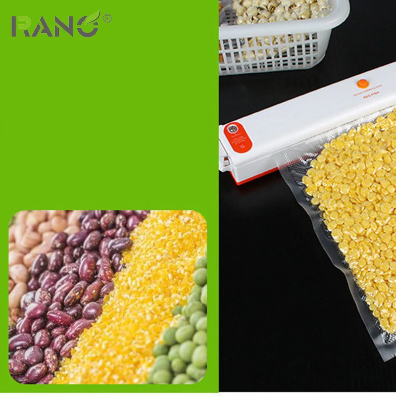RANO 220V / 110V бытовой пищевой вакуумный упаковщик упаковочная машина пленочный