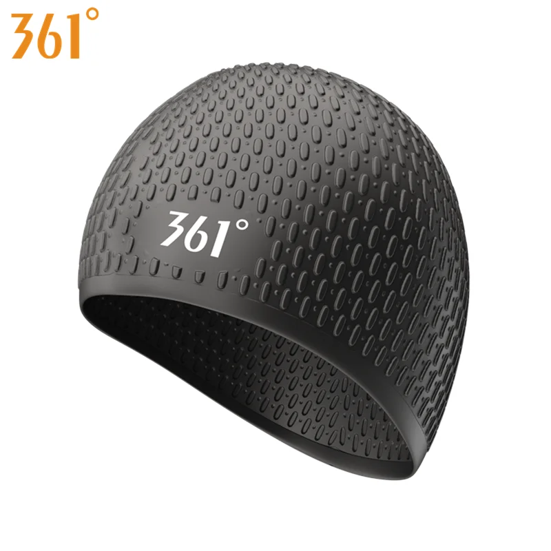 Водонепроницаемая шапочка для плавания женщин большая эластичная силиконовая с