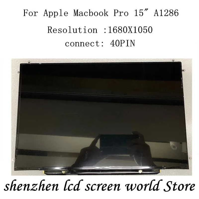 Оригинальный ЖК-дисплей для Apple Macbook Pro 15 дюймов A1286 Глянцевый светодиодный экран