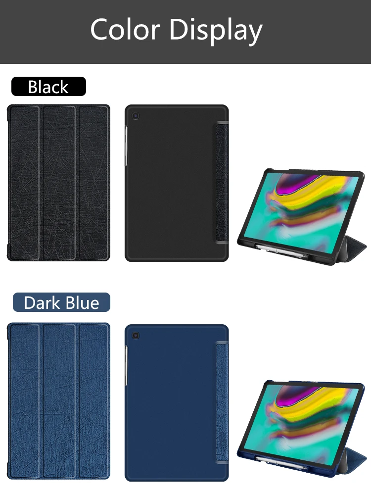 Чехол из ПУ кожи для samsung Galaxy Tab S5E T720 T725 10,5, роскошный защитный чехол для SM-T720 SM-T725+ подарки