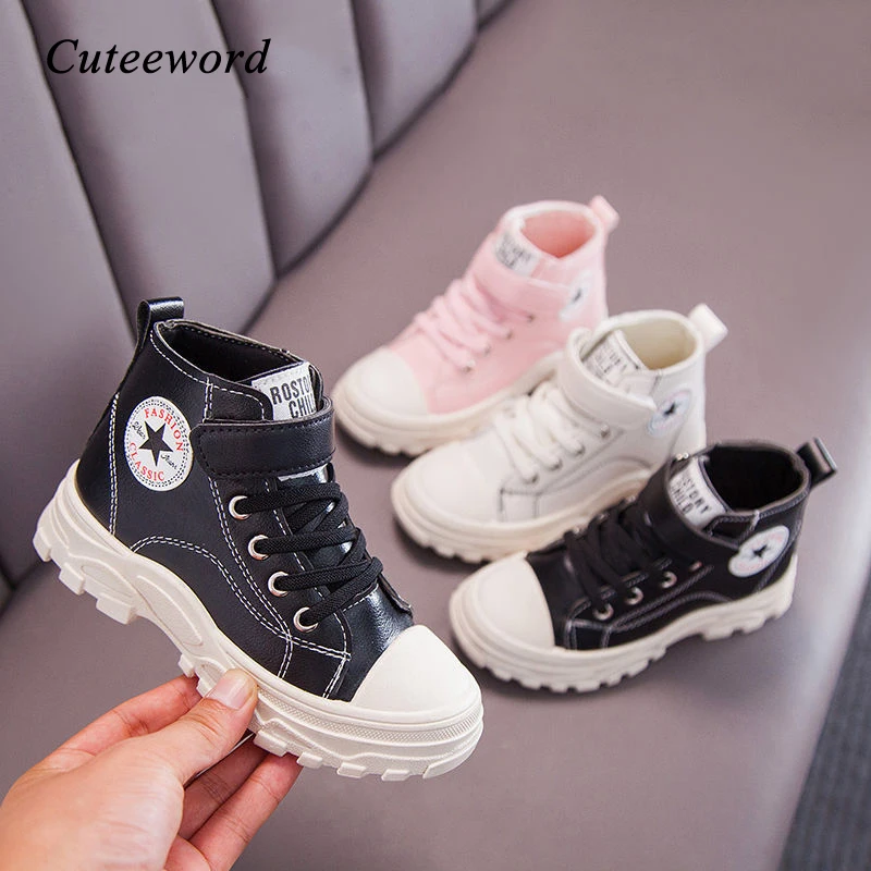 Модные Ботинки Martin для мальчиков новинка сезона осень зима 2021 кожаные детские