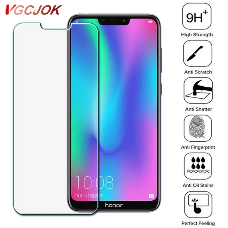 Закаленное стекло для huawei honor 8X 8A 8C 9X View 20 Защита экрана для huawei honor 9 10 Lite V9 Play V10 V20 защитное стекло