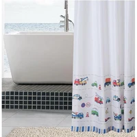 shower curtain carton car pattern hotel waterproof hanging cloth printing curtains for bathroom 3jl504 jarlhome