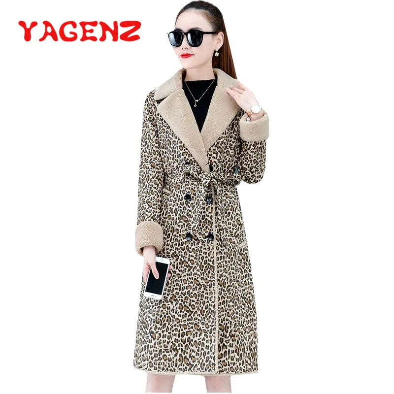 

Женская длинная куртка из овечьей шерсти, с бархатной подкладкой