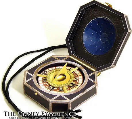 Бумажная модель с компасом Карибского пирата Джека|Картонные конструкторы| |