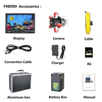 9 inch Pipe Inspection Video Camera Drain Sewer Pipeline Industrial Endoscope support DVR Video recording 360 Degree Rotating