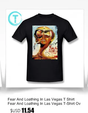 Футболка с надписью «Fear And Loathing In Las Vegas» футболка с надписью «Fear And This Is Bat» футболка из хлопка