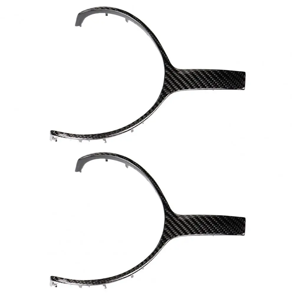 

Универсальная внутренняя отделка рулевого колеса из углеродного волокна, износостойкая Замена для BMW серии M-sport, автомобильные аксессуары