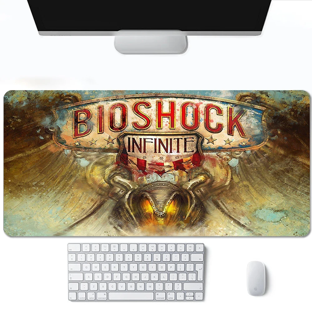 

Коврик для мыши Bioshock, резиновый нескользящий коврик для настольных игр с клавиатурой в стиле аниме