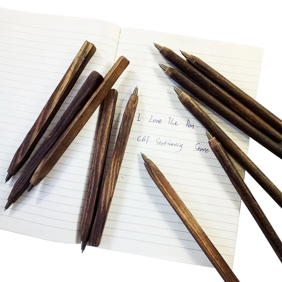 Ручка шариковая деревянная в стиле ретро 3 шт./лот|pen gift|pen officeball point |
