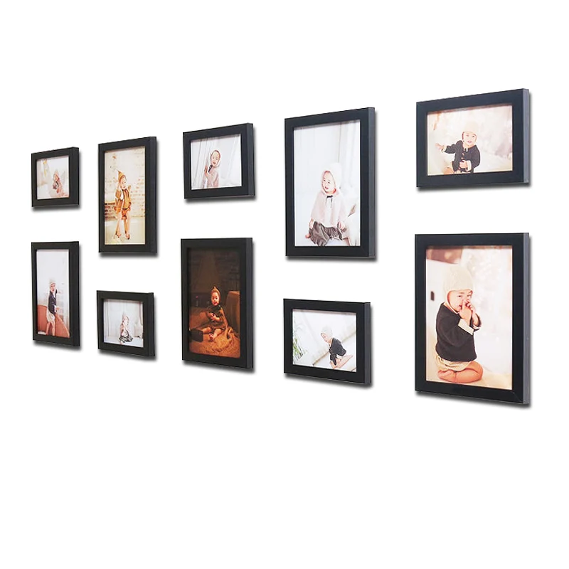 10 шт. классическая деревянная фоторамка на стену домашний декор для свадьбы