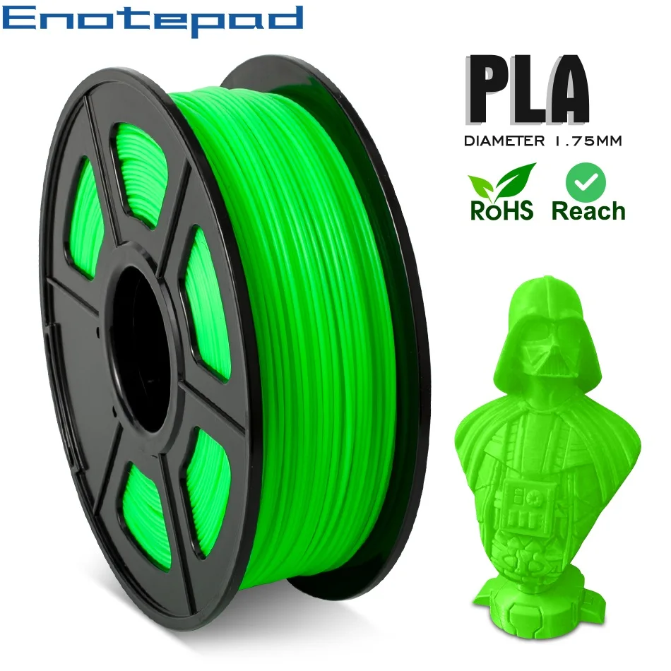 Enotepad PLA 3D принтеры нити 1 75 мм кг 2.2lbs Быстрая доставка Печать Материал с по