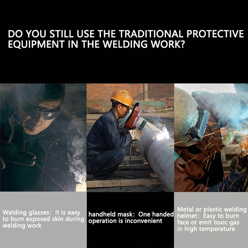 Маска на шлем для сварки кожи солнечной батарее Автоматическое затемнение