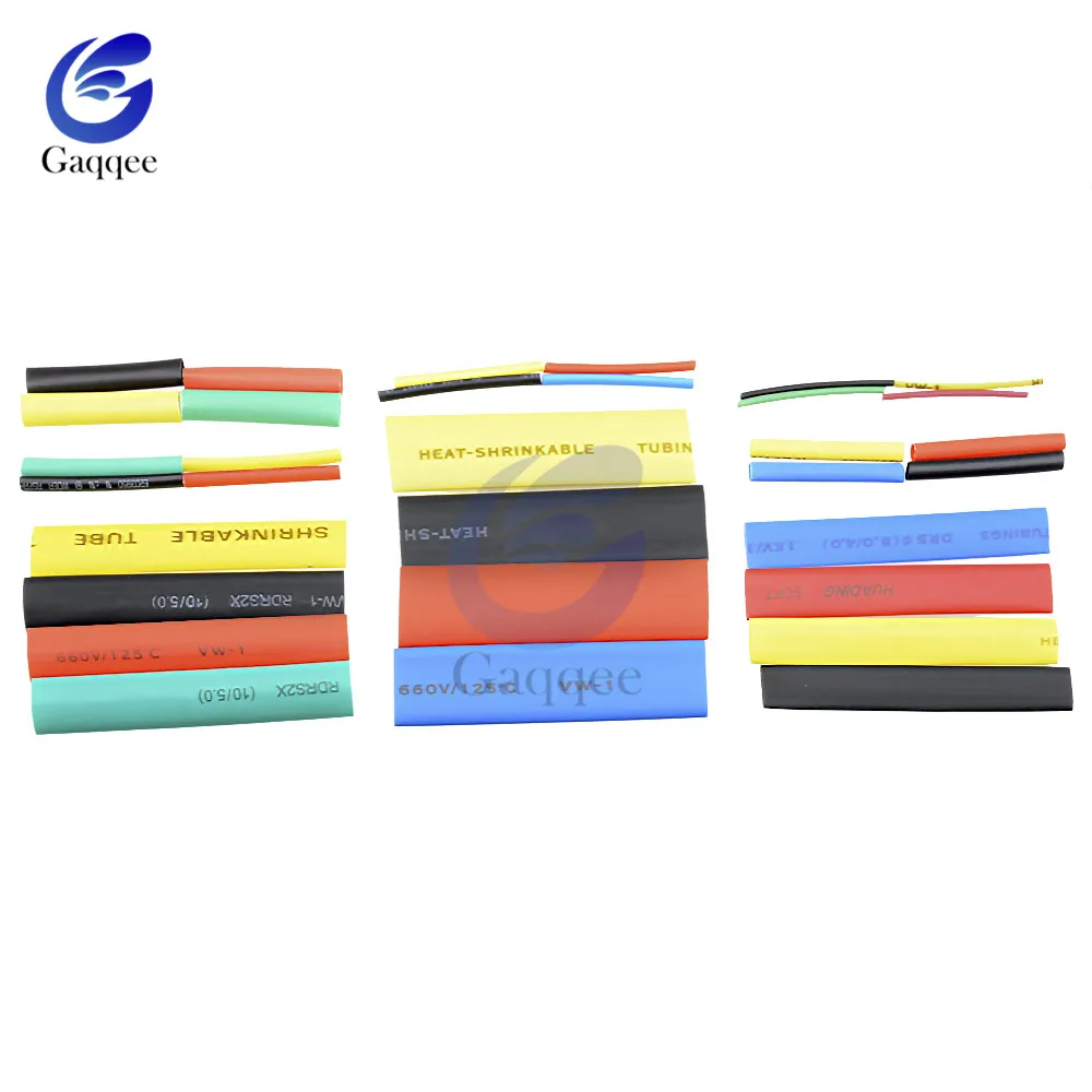 328 шт. разноцветные полиолефиновые термоусадочные трубки для проводов в