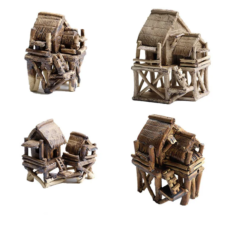 Креативный Ландшафтный аквариум украшение для аквариума керамический дом