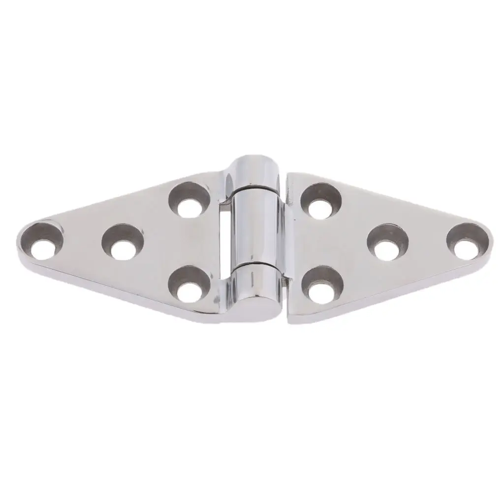 

304 Stainless Steel Polished Flush Door Hinge for Boat Marine Home