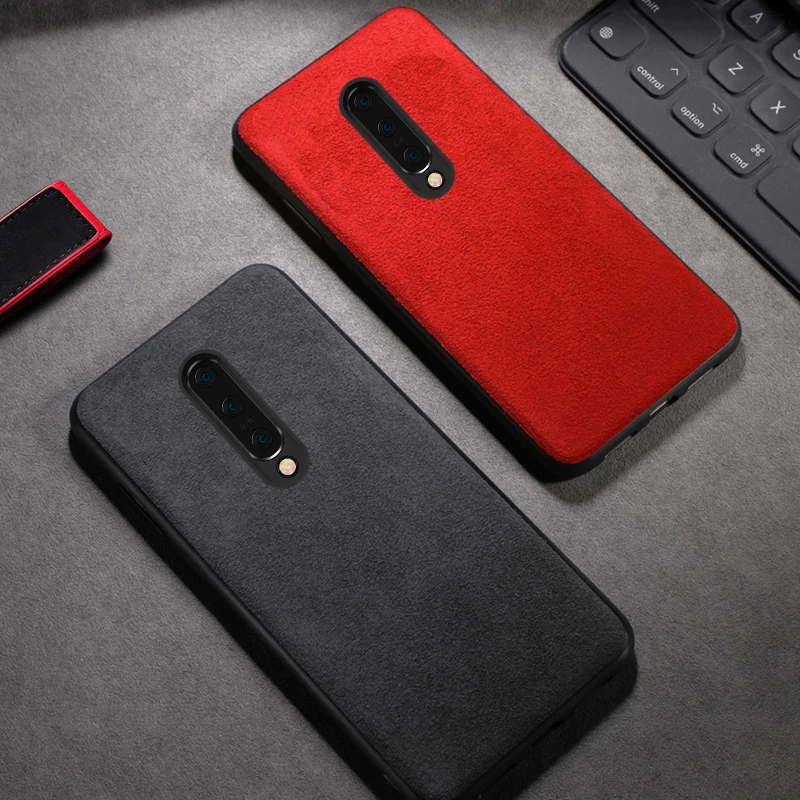 Чехол из натуральной коровьей замши для Oneplus 7 pro 9 Pro 8 8T 6T 6 7t защитный чехол с
