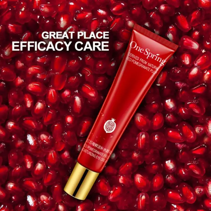 

A branch of spring red pomegranate fresh hydrating eye cream to dilute eye lines dark circles essence tight eye area Skin Care