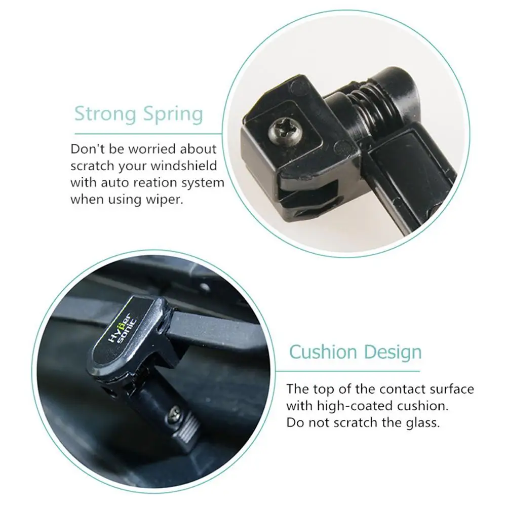 2 шт. Универсальный Черный Автомобильный держатель стеклоочистителя для