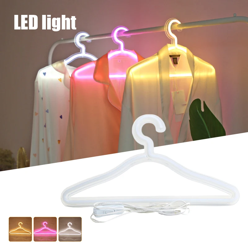 

Hanger Neon Lights Net Celebrity Bedroom Room Marriage Proposal Romantic Arrangement Hanging Wedding Decoration Lights I88