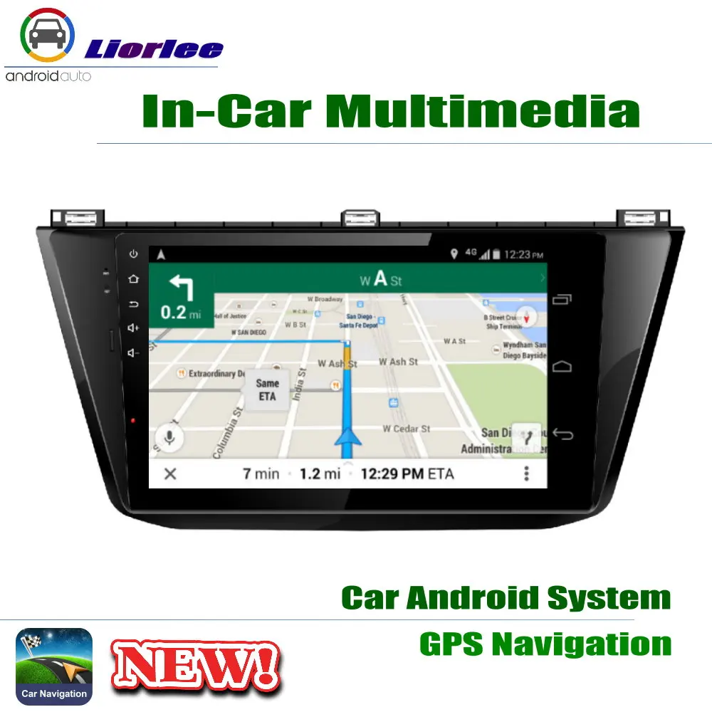 10 1 &quotHD 1080P IPS ЖК-экран Android 8 Core для VW Tiguan 2016-2019 Автомагнитола BT 3G/4G Navi мультимедиа |