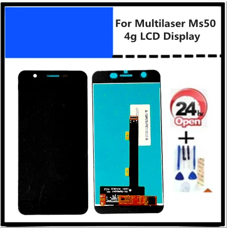 ЖК-дисплей и сенсорный экран + инструменты для Multilaser Ms50 4g дигитайзер в сборе