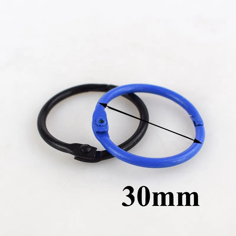 30 шт Meetee Красочные мм O D металлические пряжки для ключей ручная работа сумка