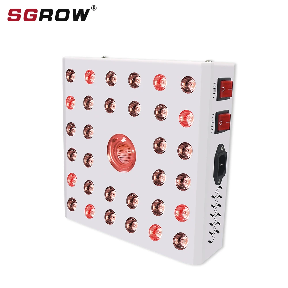 

2021 SGROW Newest Facial Skin Beauty NOVA300 660nm 850nm Red Near Infrared 300W Light Therapy Lamp Panel For skin repair