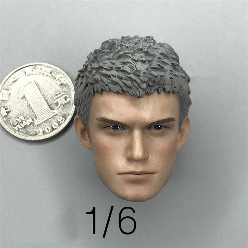 

Для фанатов, только 1 шт., 1/6, солдат, дьявол может плакать, охотник на демонов, черная голова, скульптура