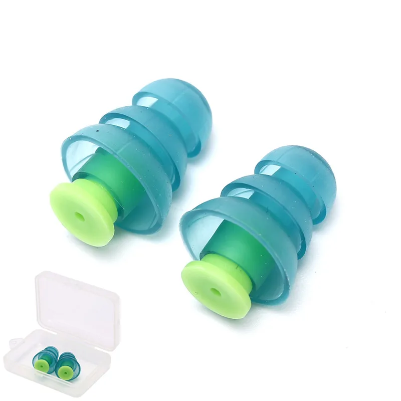 1 пара силиконовые затычки для ушей с шумоподавлением|Клипсы носа ушей| |