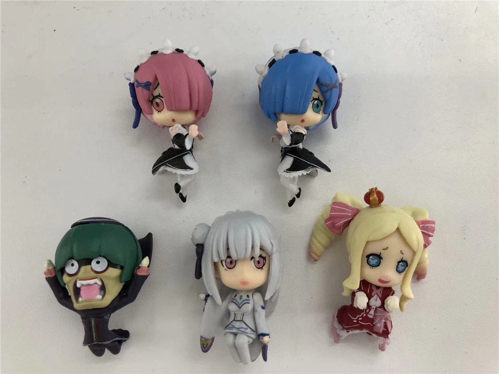 Аниме Re: жизнь в другом мире от zero Rem Ram Emilia Beatrice PUTITTO Vol.2 ПВХ фигурка Коллекционная