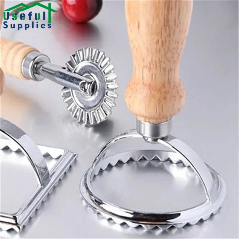 

Kitchen Gadgets Alloy Dumpling Skin Lace Embossing Device Baking Tool Biscuit Cutter Food Processor Kitchen Supplies Knives