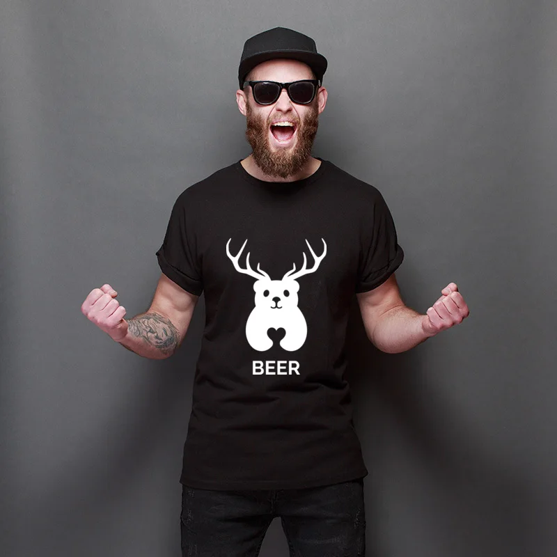 

New Coming Beer Street Teenagers Tee Shirt Comics Men's Tops Shirt Unisex Cartoon Tops Tees For Adult
