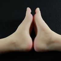 real 36 yard female foot mannequin blood vesse silicone photography silk stockings jewelry model soft silica gel 1pc c741
