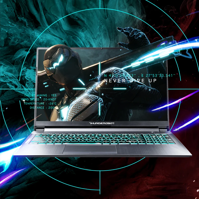 Игровой ноутбук THUNDEROBOT 911ME 15.6дюймов IPS/I7 9750H/GTX 1050/8ГБ/512G SSD/DOS/игровой