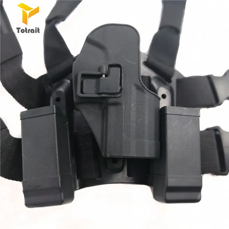 Totrait Tactical Quick Drop HK USP Compact Leg Gun Holster Army Military Shooting black/green/sand | Спорт и развлечения