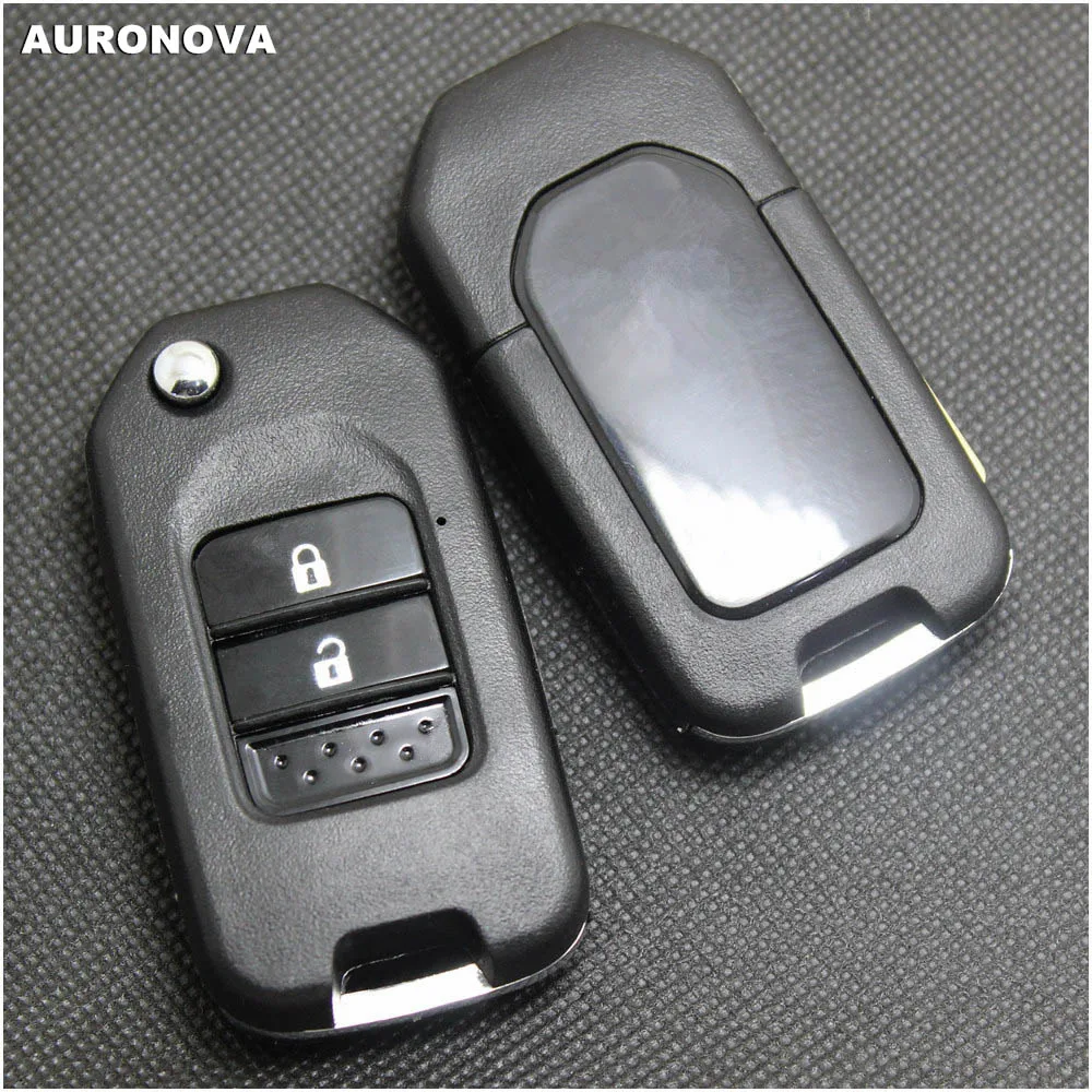 Auronva новый обновленный складной чехол для ключей Honda Accord City Fit Odyssey 2 кнопки