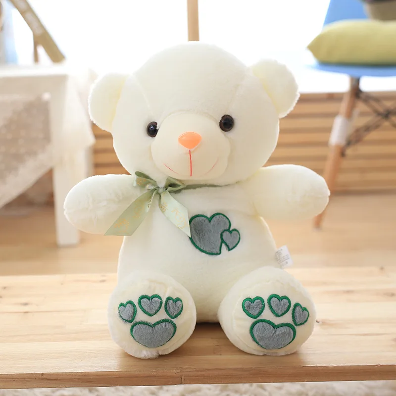 

45-110CM Couple Love Teddy Bear Heart Doll Soft Stuffed Animals Toys Cute Plush Gift to Girlfriend Boyfriend for the New Year
