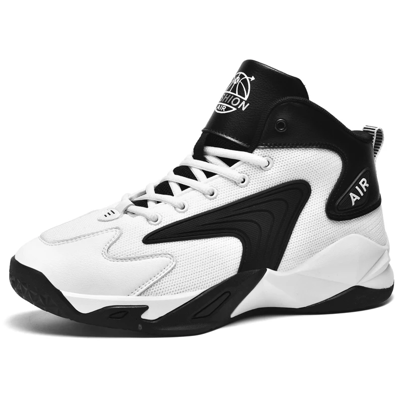 

High-top Big Size Basketball Shoes Men Outdoor Sneakers Men Wear Resistant Cushioning Shoes Breathable Sport Shoes Unisex