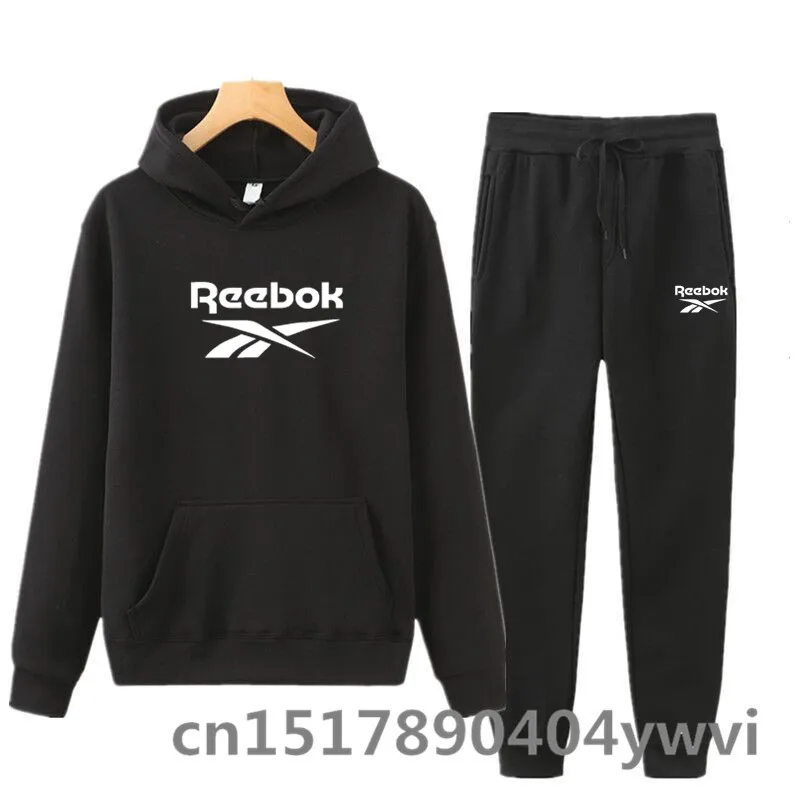 

2021 Men's Hooded Sweater + Sweatpants Set Hooded Pullover Sweatshirt Hoodie