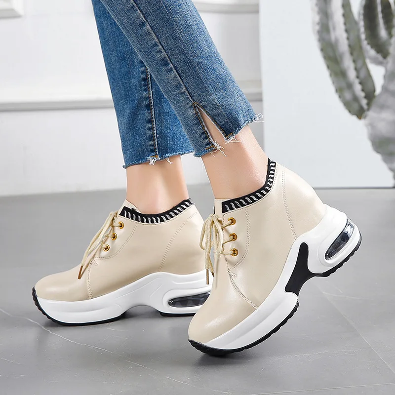 

2021 Vrouwen Pluche Casual Schoenen spring and autumn season Tenis Femme white Sneakers Fashion platform Sneakers Zapotos Mujer