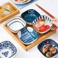 japanese style and wind small dish sifang dessert dish restaurant kitchen tableware dip dish seasoning dish