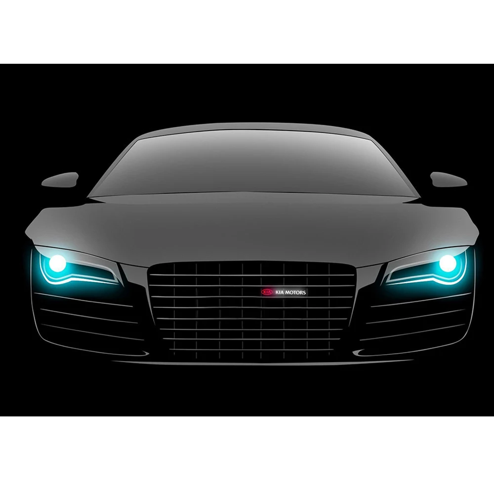 Автомобильная передняя решетка светодиодный значок эмблема лампа автомобильные