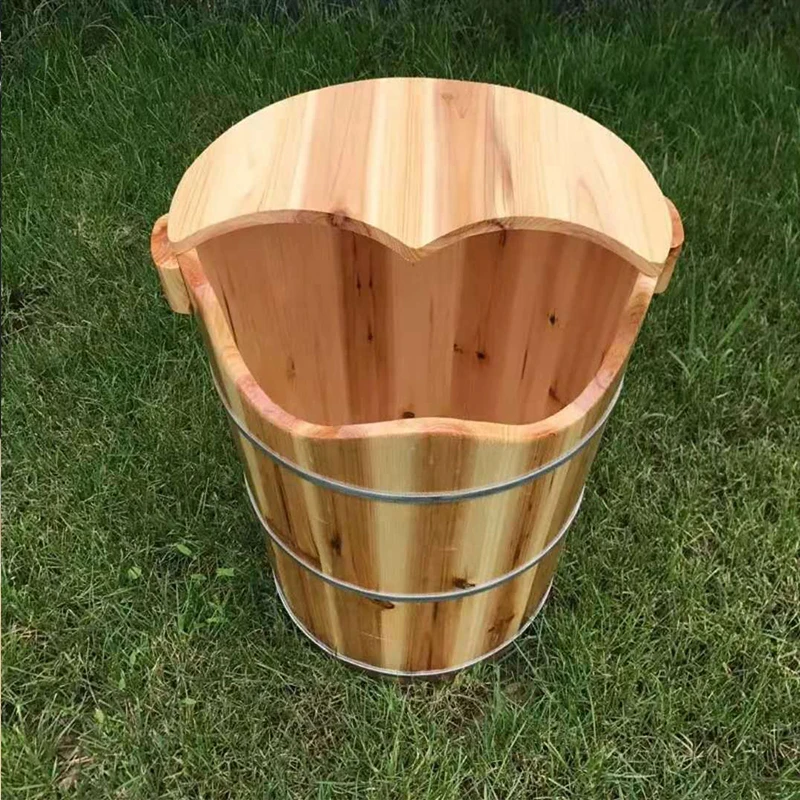 Новая модная Ванна Cunninghamia Lanceolata покрытие ванны для ног ванна для ног Толстая ванна для ног массажная ванна для ног Замачивание деревянная мебель для дома