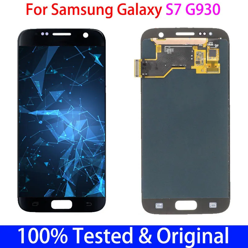 

Оригинальный ЖК-дисплей Super Amoled для SAMSUNG Galaxy S7, ЖК-дисплей G930 G930F G930V G930T, сменный ЖК-дисплей с сенсорным экраном и дигитайзером